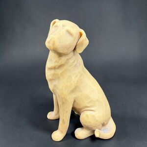 Willow Tree Love My Dog Figurine Susan Lordi DEMDACO Tan Yellow Lab Retriever